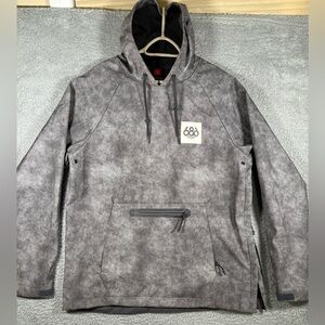 686 Hoodie Men’s Small Multicolor Waterproof InfiDRY 10k Fabric Zip Pockets